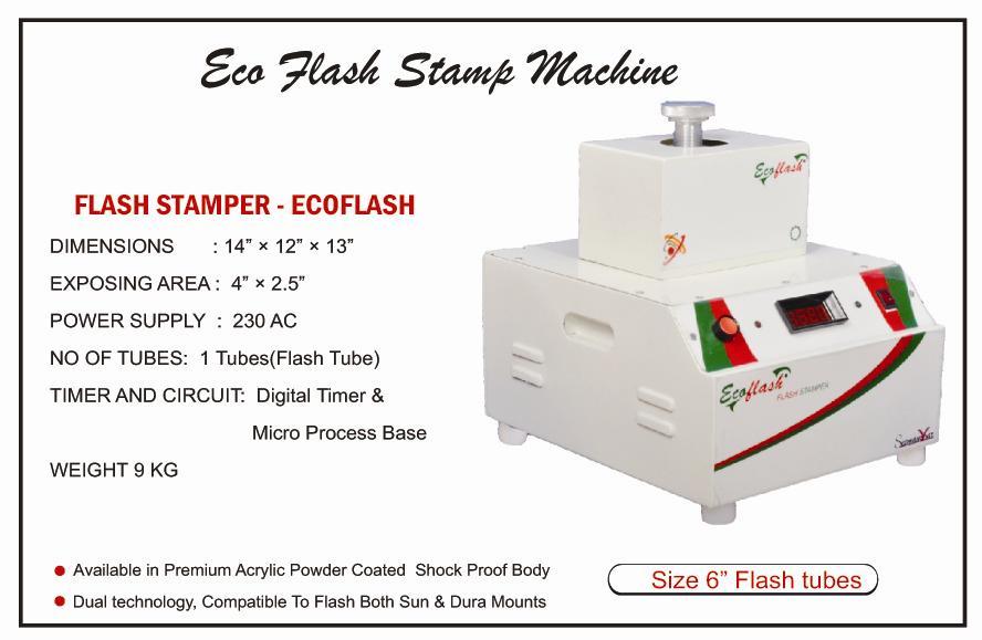 White Flash Stamp Machine