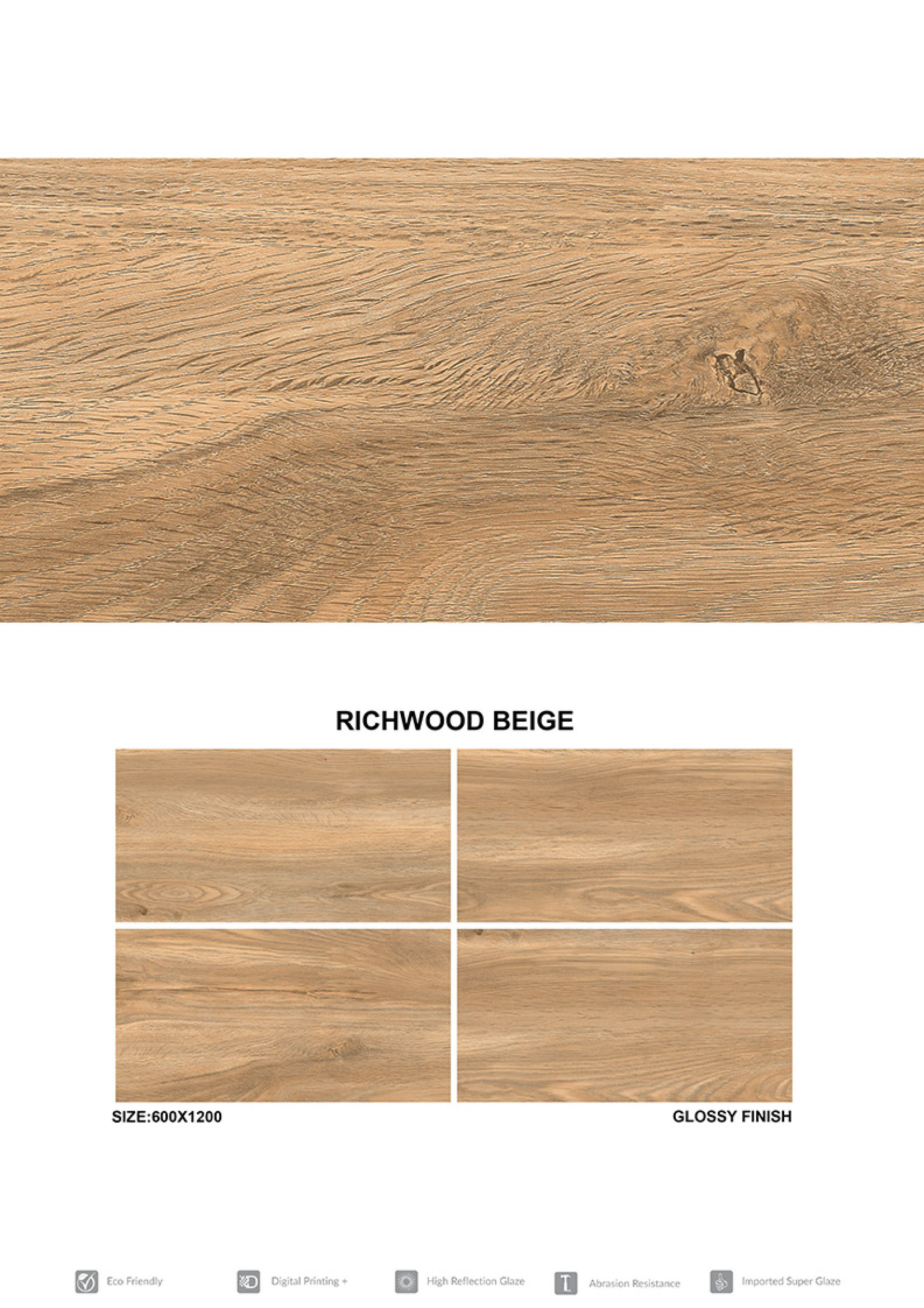 Wooden Serise 2 Application: Floor Tiles