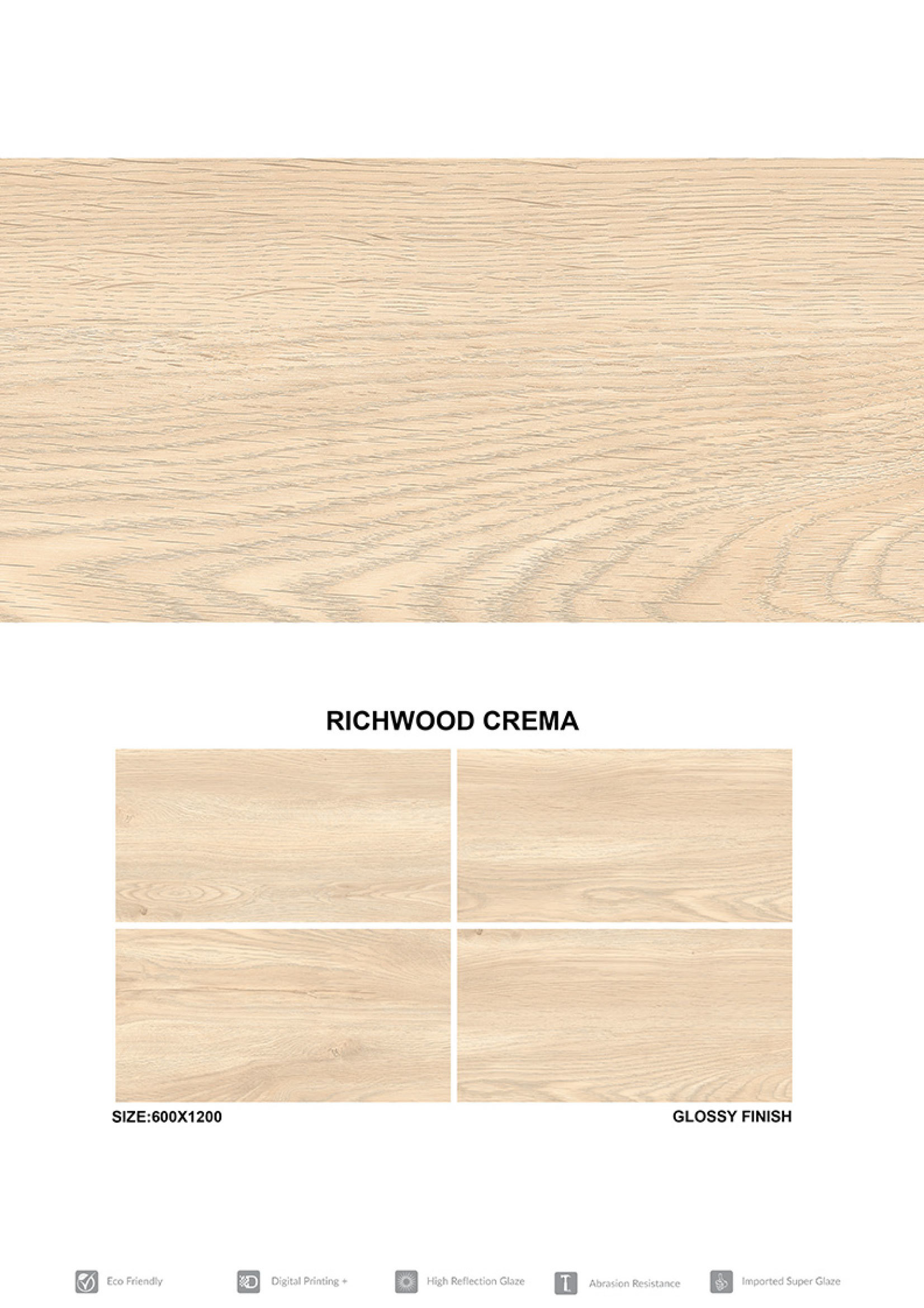 Wooden Serise 2 Application: Floor Tiles