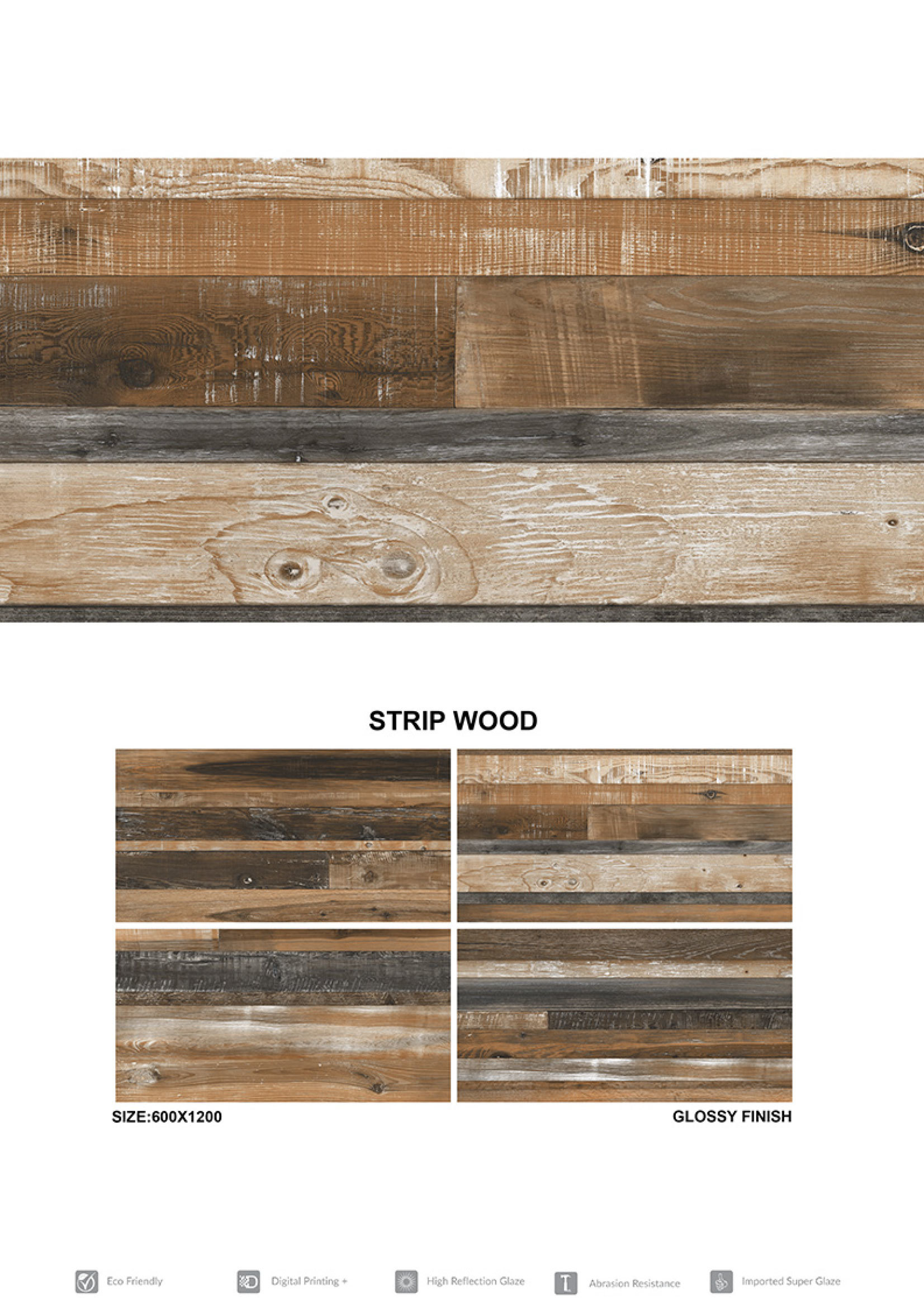 Wooden Serise 2 Application: Floor Tiles