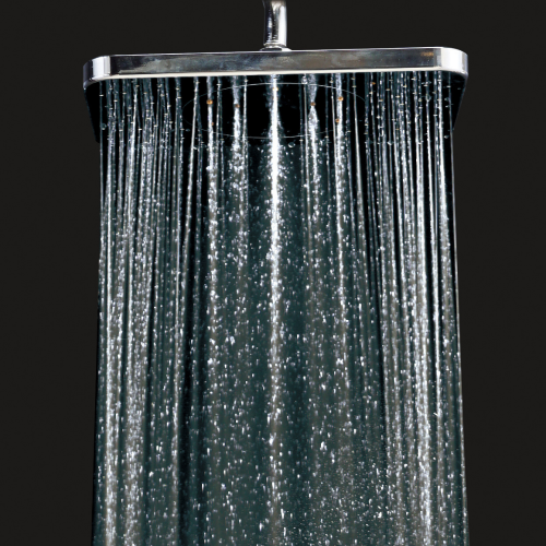 Overhead Rain Shower Set (Square/chrome) Installation Type: Wall Mounted