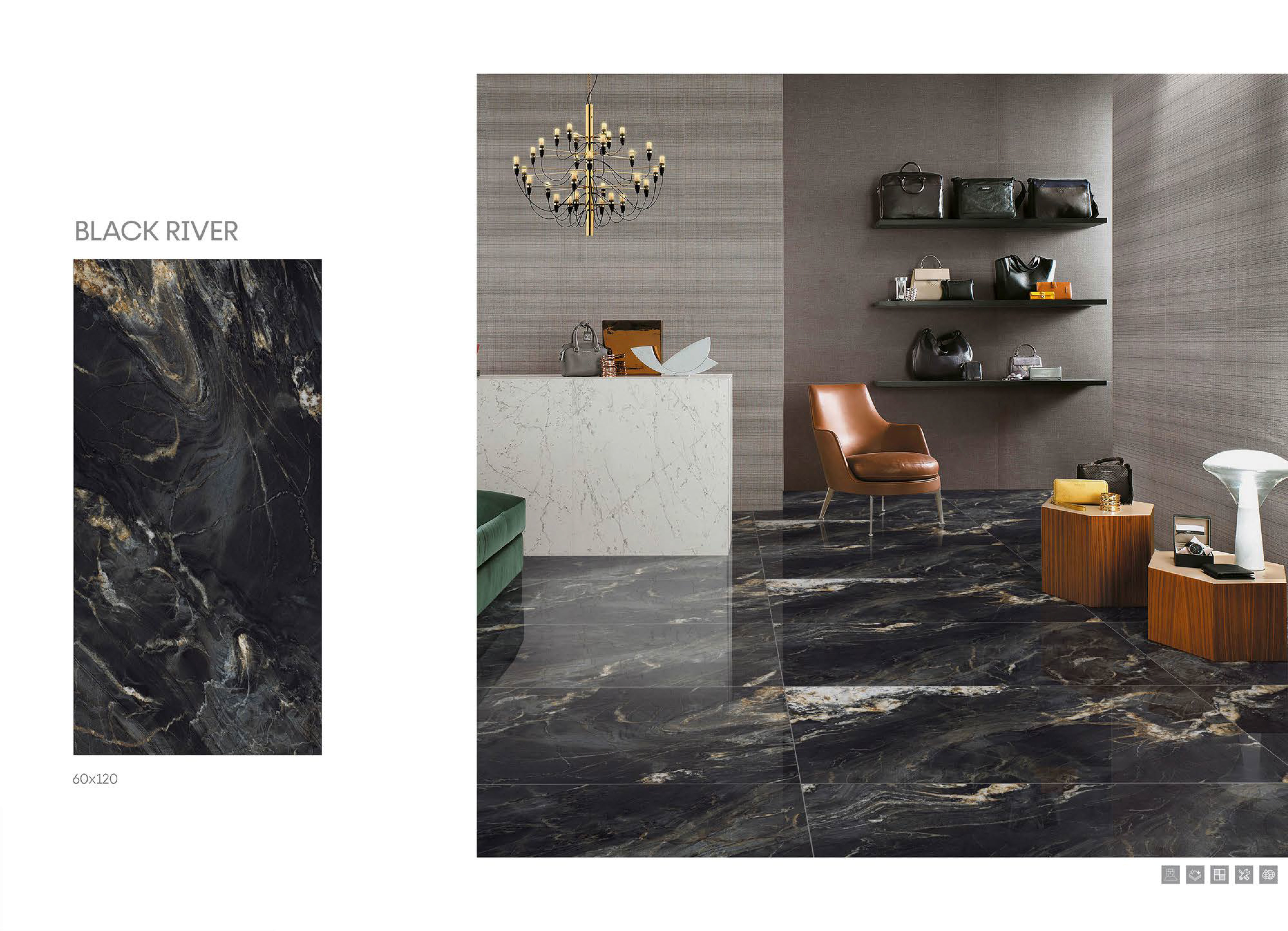 Hi Glossy Serise Application: Floor Tiles