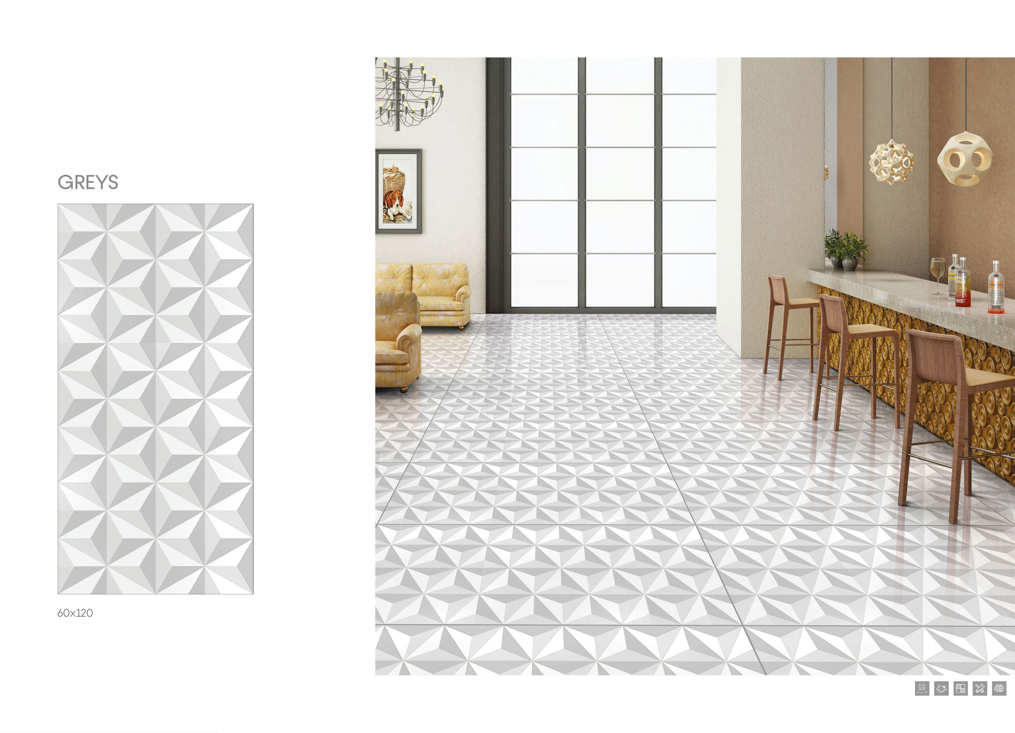 Millennia 3d Series - Application: Floor Tiles