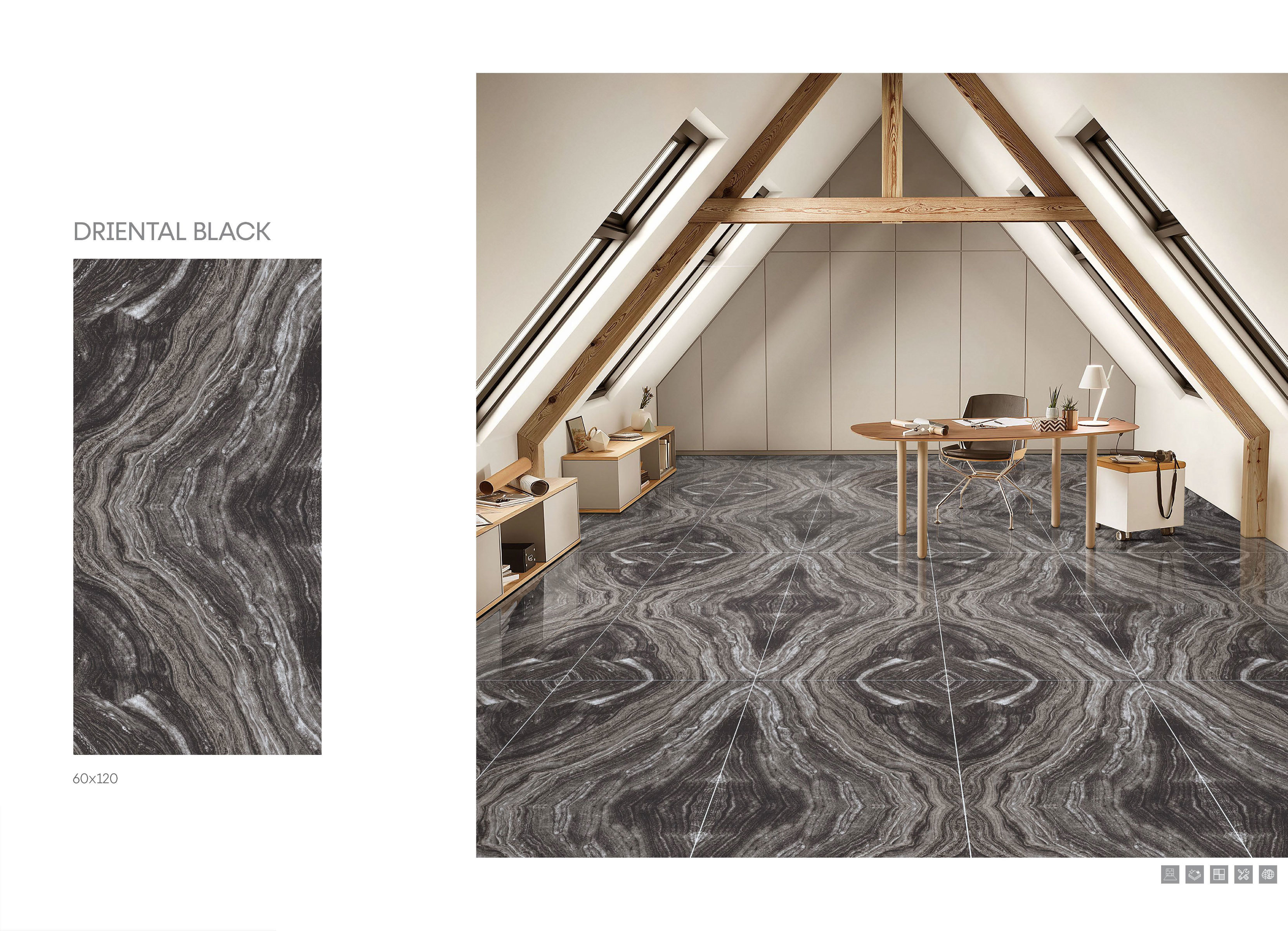 Millennia Book Match Series Vitrified Tiles - Size: 600x1200