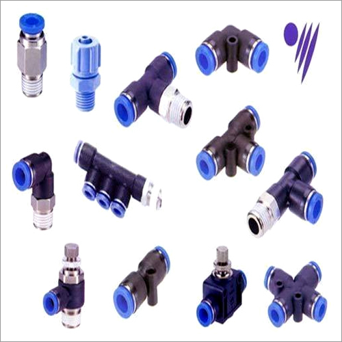 Pneumatic Fittings - Plastic Metal Material, T-Shaped, Elbow, Straight, Y-Shaped Design for Compressed Air Applications
