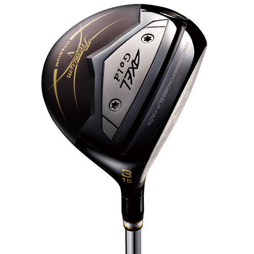 Brown High Repulsion Model - Axel Gold Premium5 Fairway Wood at