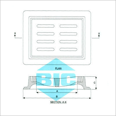 Cast Iron Grate Frame