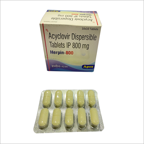 Acyclovir Dispersible Tablets - Antiviral Medication for Viral Infections | Effective Dosage, Fast Healing, Pain Relief, Decreases Virus Spread