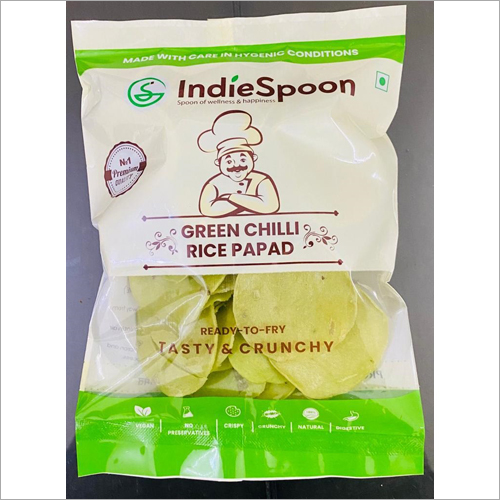 Green Chilli Rice Papad