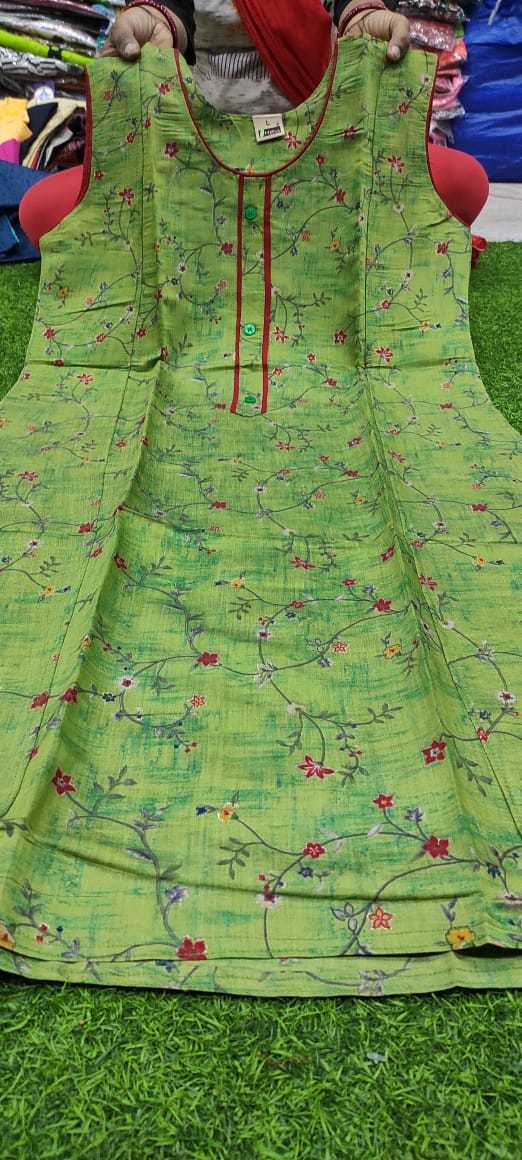 Surplus Kurtis - Cotton And Rayon Blend, Sizes M/l/xl | Breathable, Washable, Printed Pattern, Customized Logo, Casual For All Seasons