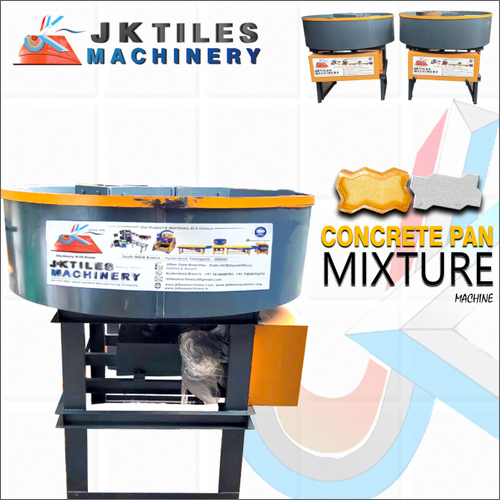 Single Phase Concrete Pan Mixture Machine Construction