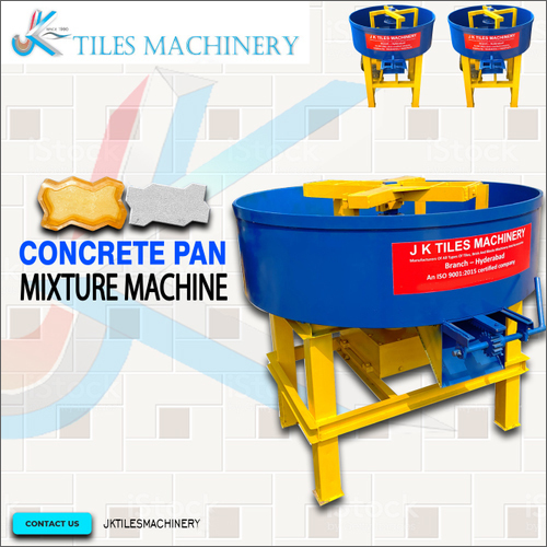 Concrete Pan Mixture Machine Construction