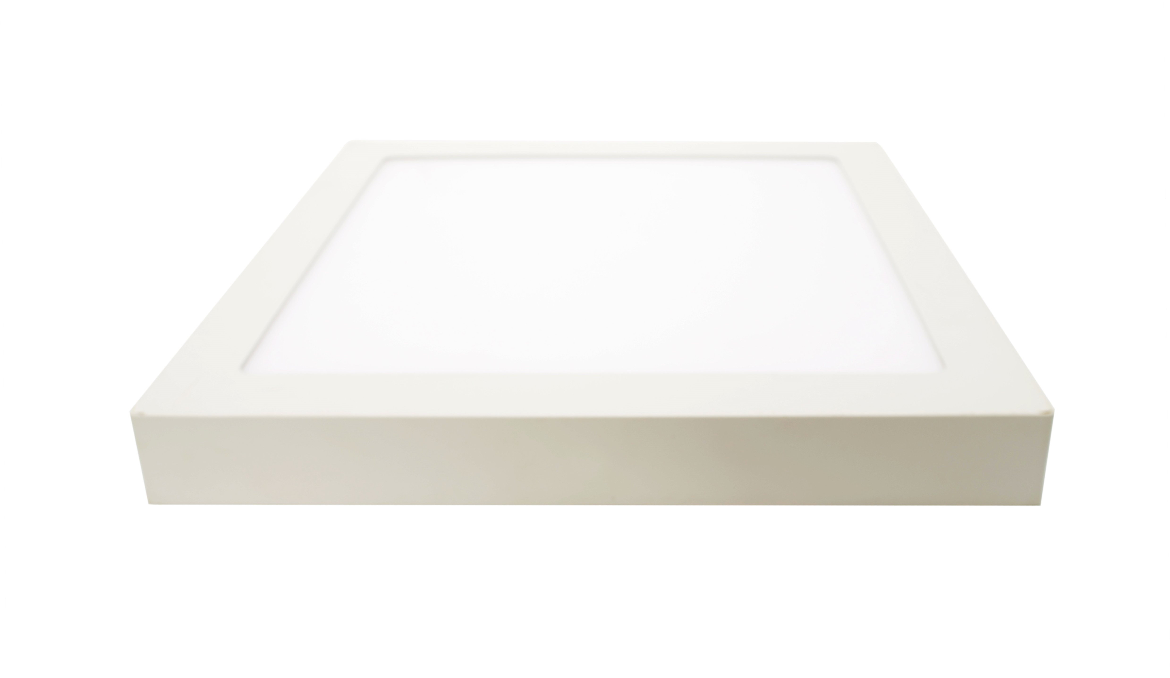 Fos Surface Mount Led Panel Light - Aluminium, 300x300x35 Mm | 24w, 2400 Lumens, Cool White, Eco-friendly, Flicker-free, 50,000 Hours Lifespan