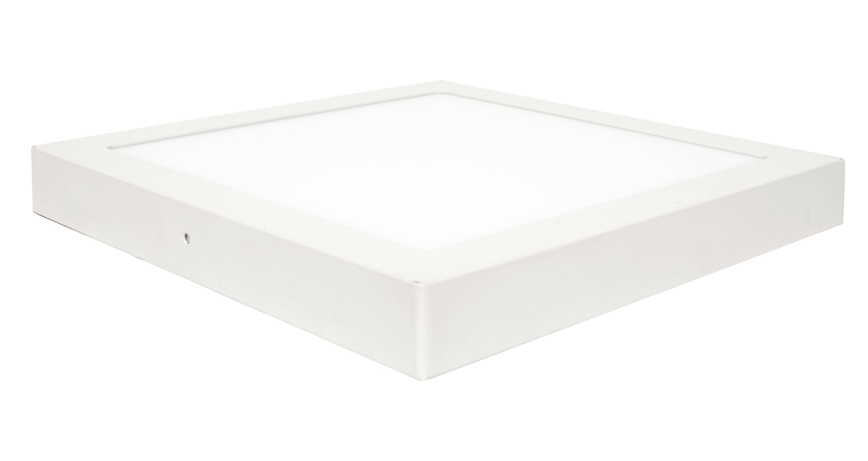 Fos Surface Mount Led Panel Light - Aluminium, 300x300x35 Mm | 24w, 2400 Lumens, Cool White, Eco-friendly, Flicker-free, 50,000 Hours Lifespan