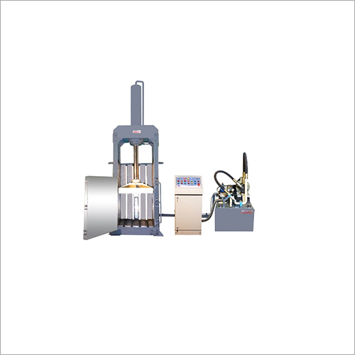 Three Phase Hydraulic Bale Press Machine - Mild Steel, 30-60 Ton Max Load , Automatic Operation, Ideal for Industrial Scrap Processing