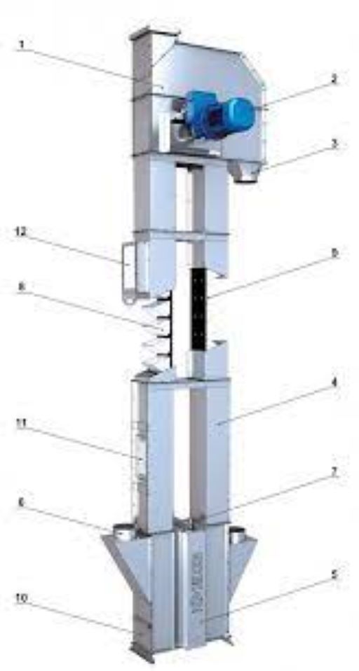 Industrial Bucket - Stainless Steel, Variable Dimensions | High Capacity, Durable Design, Precise Weighing, Easy Operation, Adjustable Speed