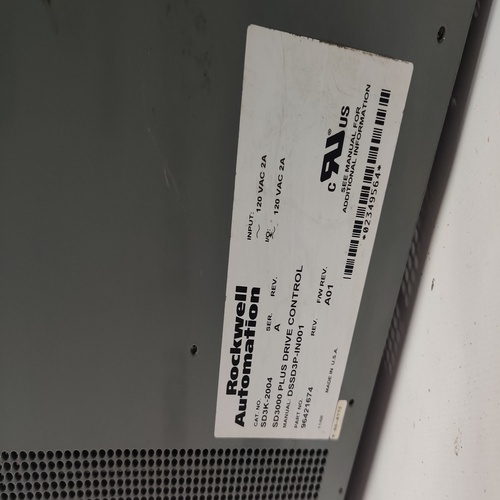 Allen Bradley Sd3000 Plus Drive Control Sd3000 Plus 96421674 - Precision Control System , High Performance Drive Management Solution