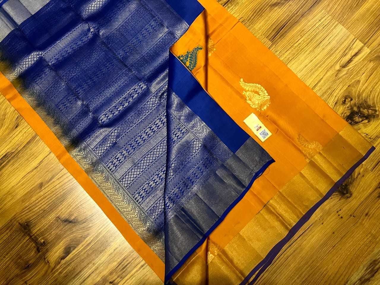Traditional Pure Kanchipuram Soft Silk With Gold Jarie
