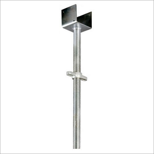 Adjustable U Head Jack - Stainless Steel, 4 Feet Height, Hot Dipped Galvanized Surface, U Shape Design, Vertically Adjustable