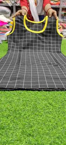 Ladies Kurti (Full) - Cotton Material, Size M/L | Printed Black Design, Breathable and Washable for All Season Wear