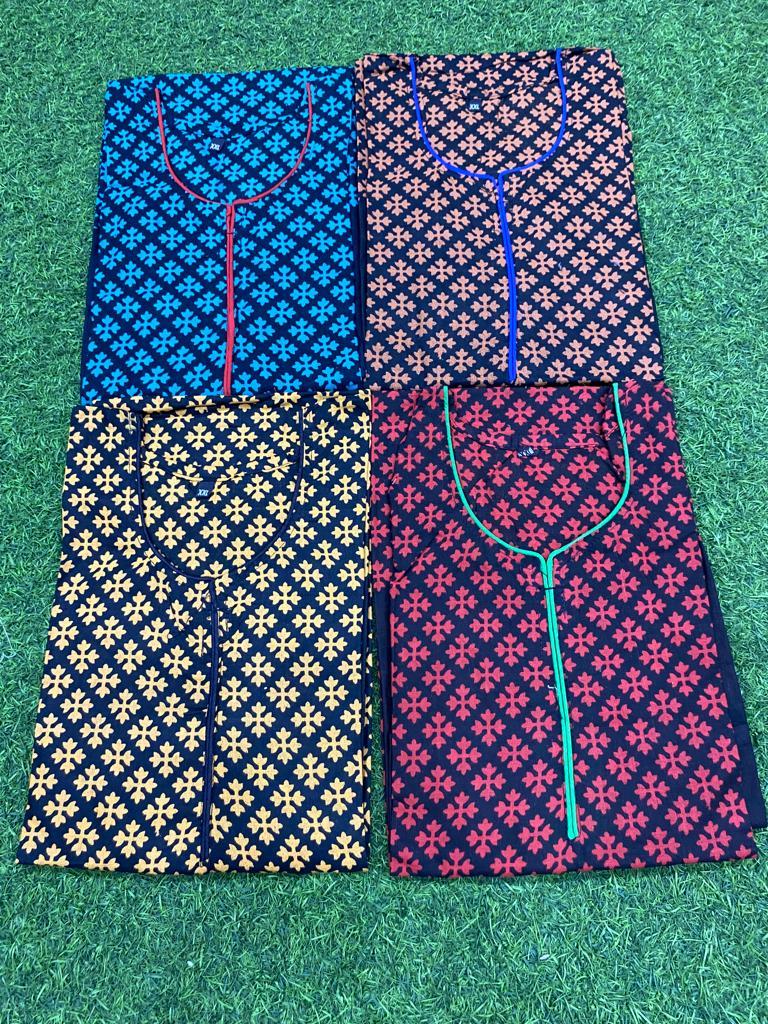 New Collection Of Kurti - Jaipur Cotton Fabric, Size Xl/xxl , Breathable & Washable For Casual Wear, Ladies Printed Kurti Collection