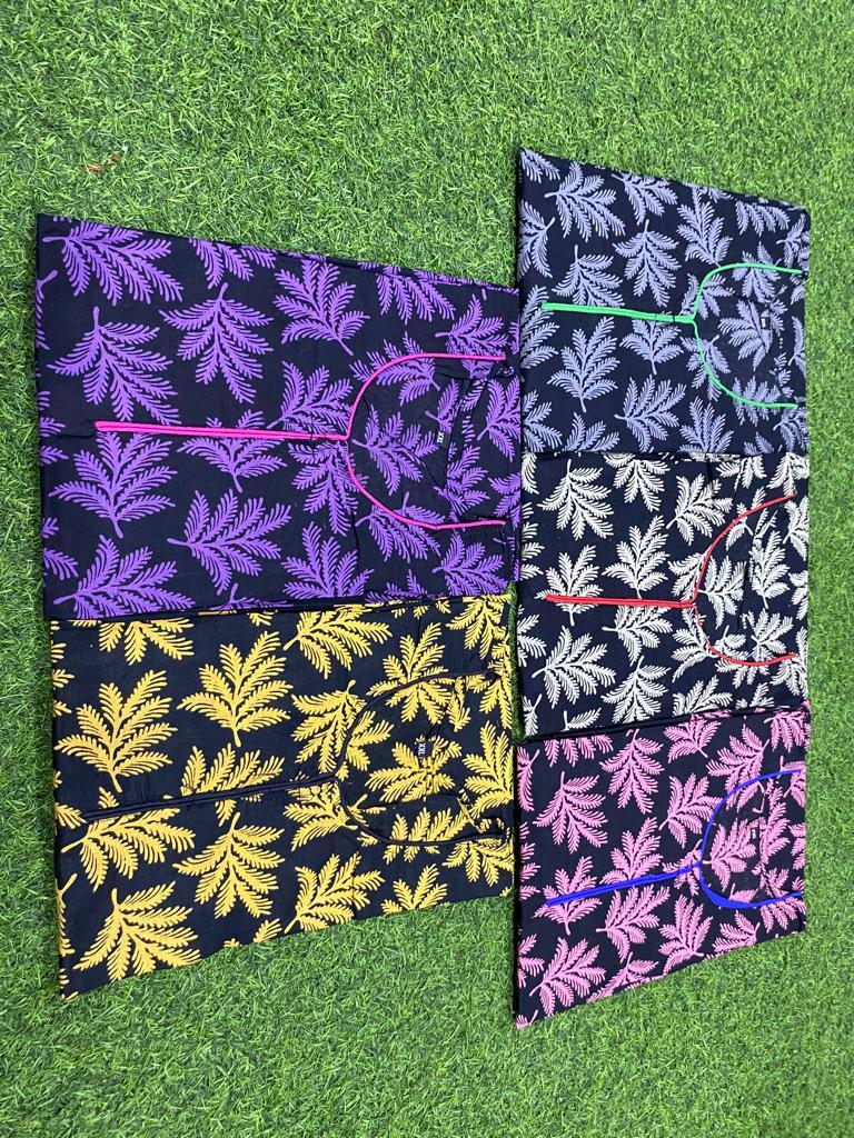 New Collection Of Kurti - Jaipur Cotton Fabric, Size Xl/xxl , Breathable & Washable For Casual Wear, Ladies Printed Kurti Collection