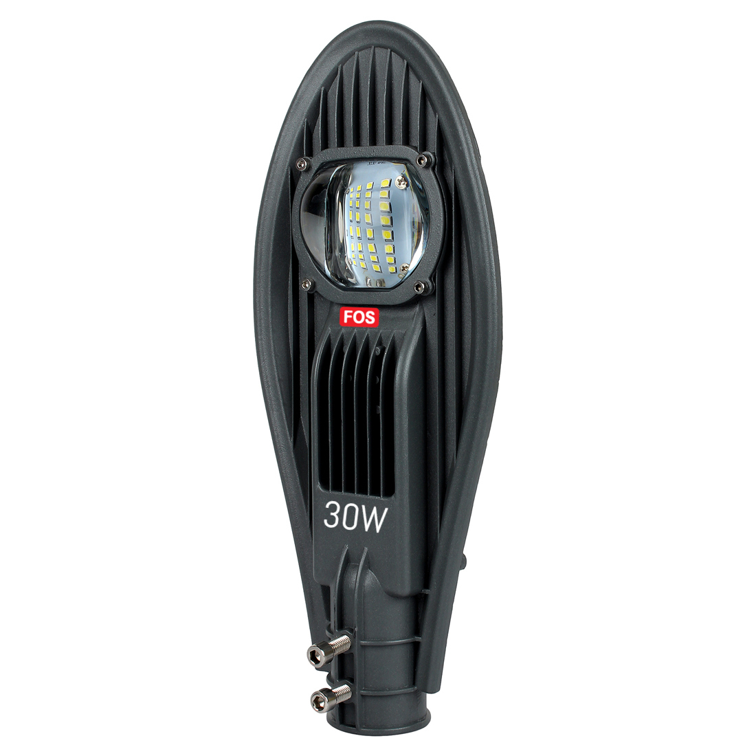 Grey Fos Led Street Light 30w - 3000 Lumens (6500k - 4000k - 2700k)