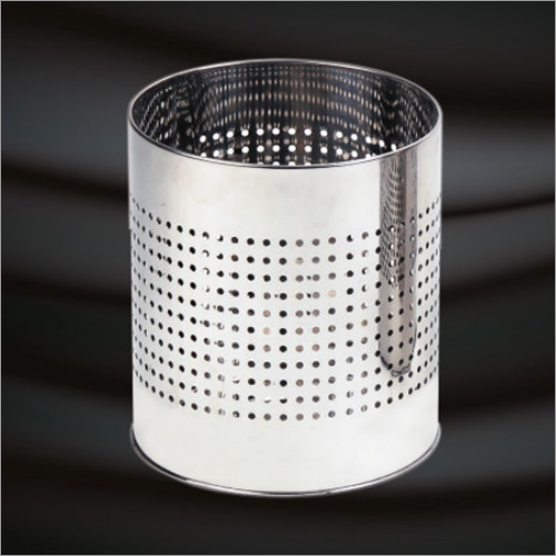 धातु का छिद्रित डस्टबिन