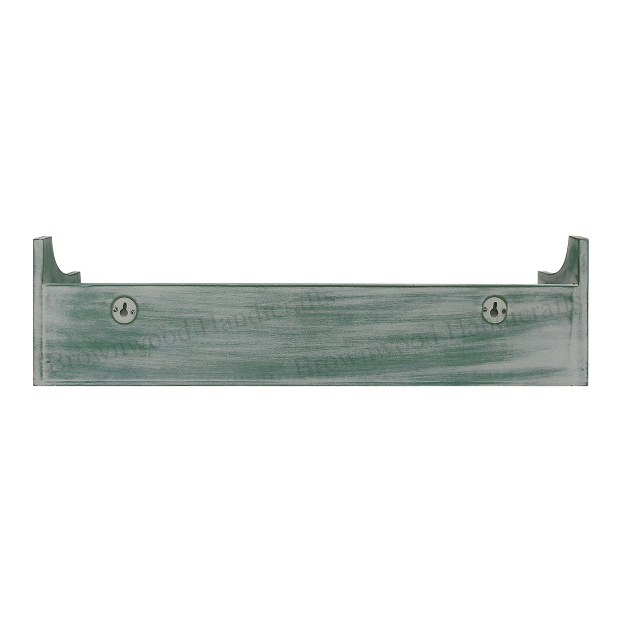 Mdf Wall Shelf Burnt Distressed White Size: 24 X 5 X 4 Inch
