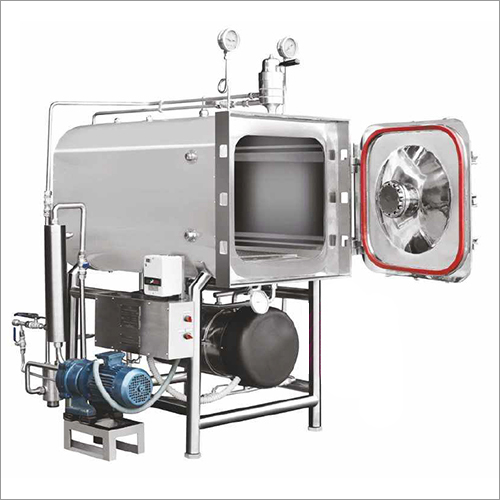 क्षैतिज बेलनाकार स्टेरिलिज़र