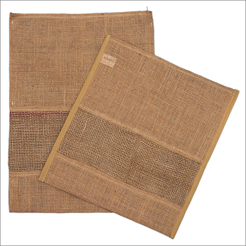 ब्राउन बी-टवील जूट बैग