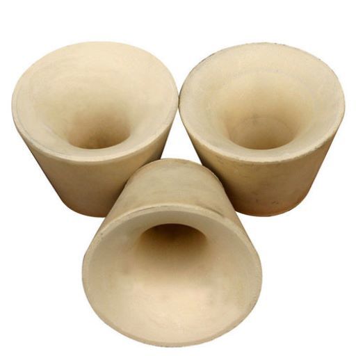 Tundish Nozzle - Alumina, Conical Shape, Customizable Design | High Temperature Rating, Smooth Finish, Steelmaking Application