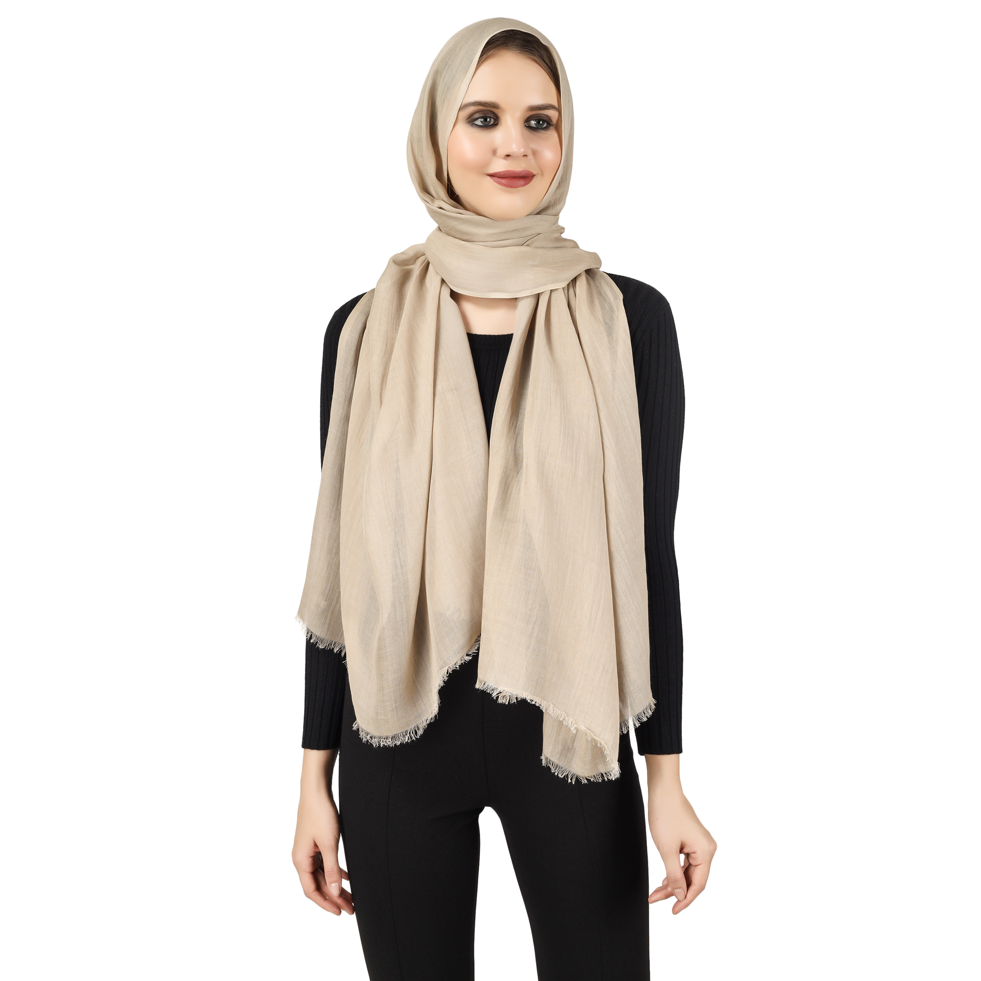 Silk Modal Plain Colors Stoles And Shawls Usage: Prayer