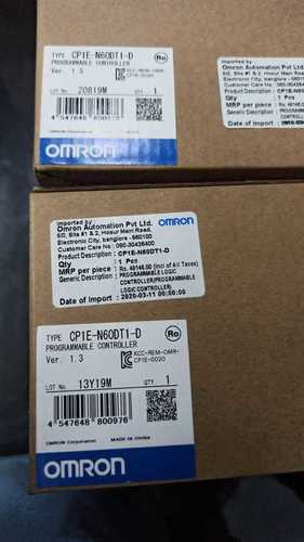 OMRON PLC CP1E-N60DT1-D - Industrial Application, New Condition | Battery Operated, Optimized Performance