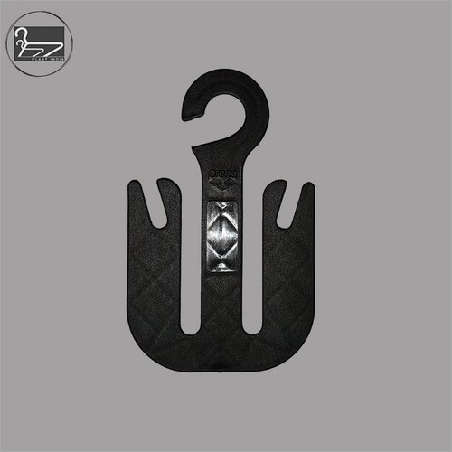 Plastic Shoe Hanger - Plastic Material, Black Color | Durable Design for Effective Shoe Organization