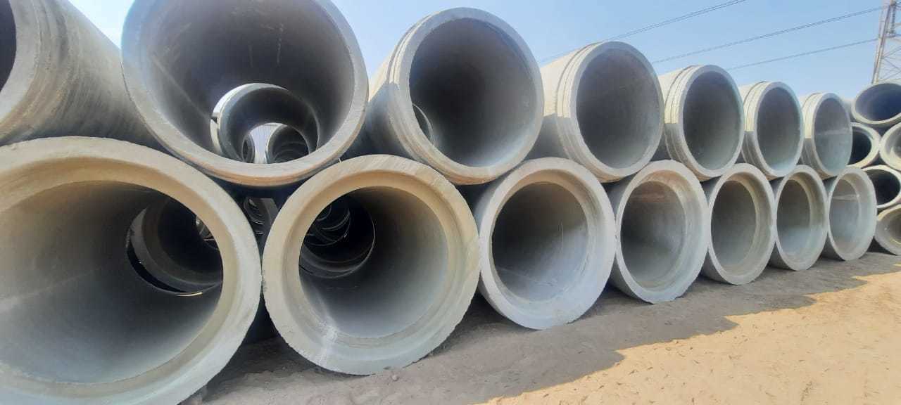 Rcc Pipes - Np3 & Np4 Class, 450mm To 1800mm Diameter, Grey Round Shape, Socket Joint Connection