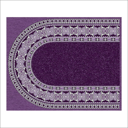 Purple Color Chenille Sofa Cover Size: Different Available