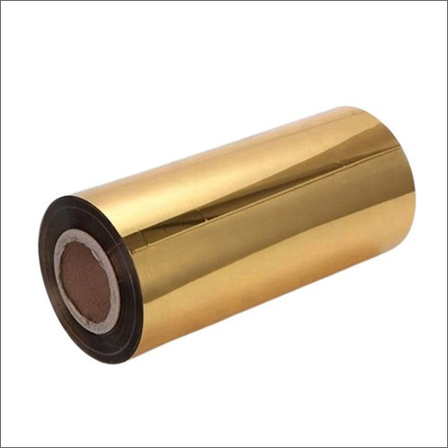 Plain Golden Polyester Film - 12 Micron | Opaque, Durable, Quality Assured for Versatile Packaging and Decorative Uses