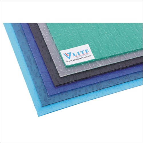 वी-लाइट पॉली कार्बोनेट रेनड्रॉप शीट की लंबाई: 15250-30500 मिलीमीटर (मिमी)