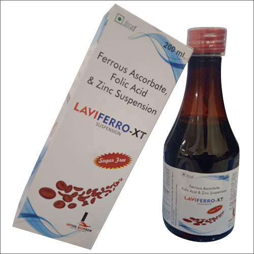 200Ml Ferrous Ascorbate Folic Acid And Zinc Suspension General Medicines