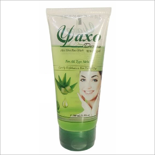 Aloe Vera Face Wash - Gel Formulation, Green Color | Hydrating, Soap-Free, Suitable for All Skin Types, Nourishing and Moisturizing Properties