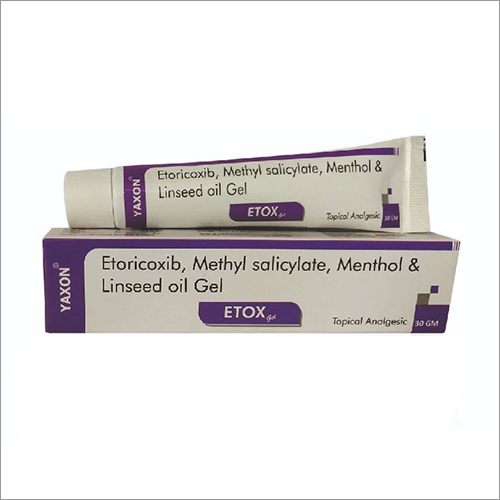 Etoricoxib Methyl Salicylate Menthol And Linseed Oil Gel External Use Drugs