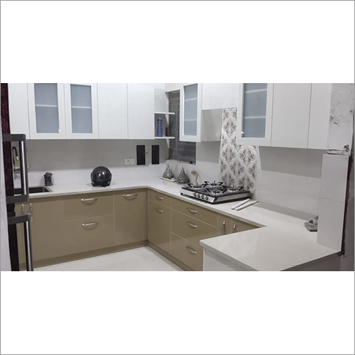 Eco-Friendly U Shape Customized Modular Kitchen