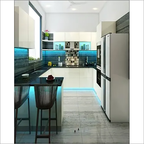 U Shape Acrylic Modular Kitchen at Best Price in Greater Noida ...