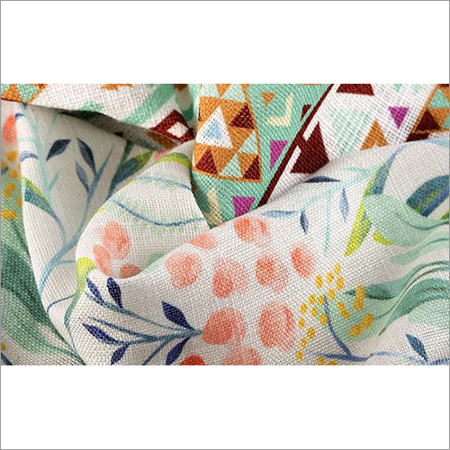 Multicolor Digital Print Curtain Fabric