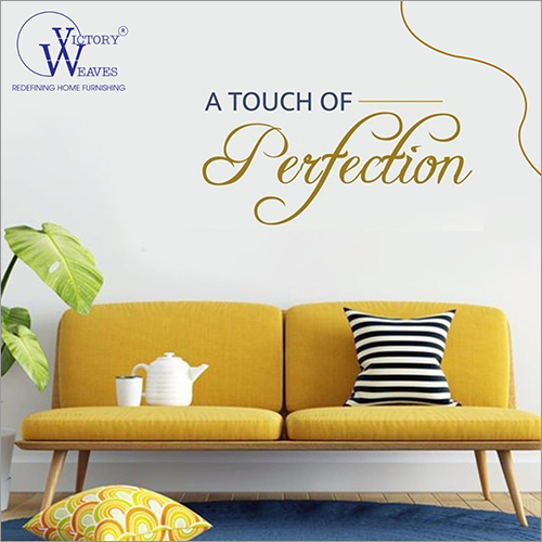 Sofa Cushion Cover - Hand Painted Pattern, Multi Color Polyester, Customized Sizes, Square Shape, With Zipper