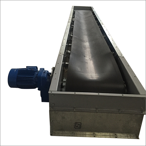 Stainless Steel Belt Conveyor - Flat Belt Design Silver Finish | Industrial Grade Durability And Efficiency