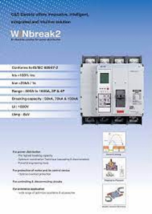 Mccb (1600af) - Thermal Memory Current, Voltage, Power, Energy, Frequency Measurement | Easy Installation, Energy Saving, Fault Detection, Overcurrent Protection, Remote Monitoring, True Rms Sensing  