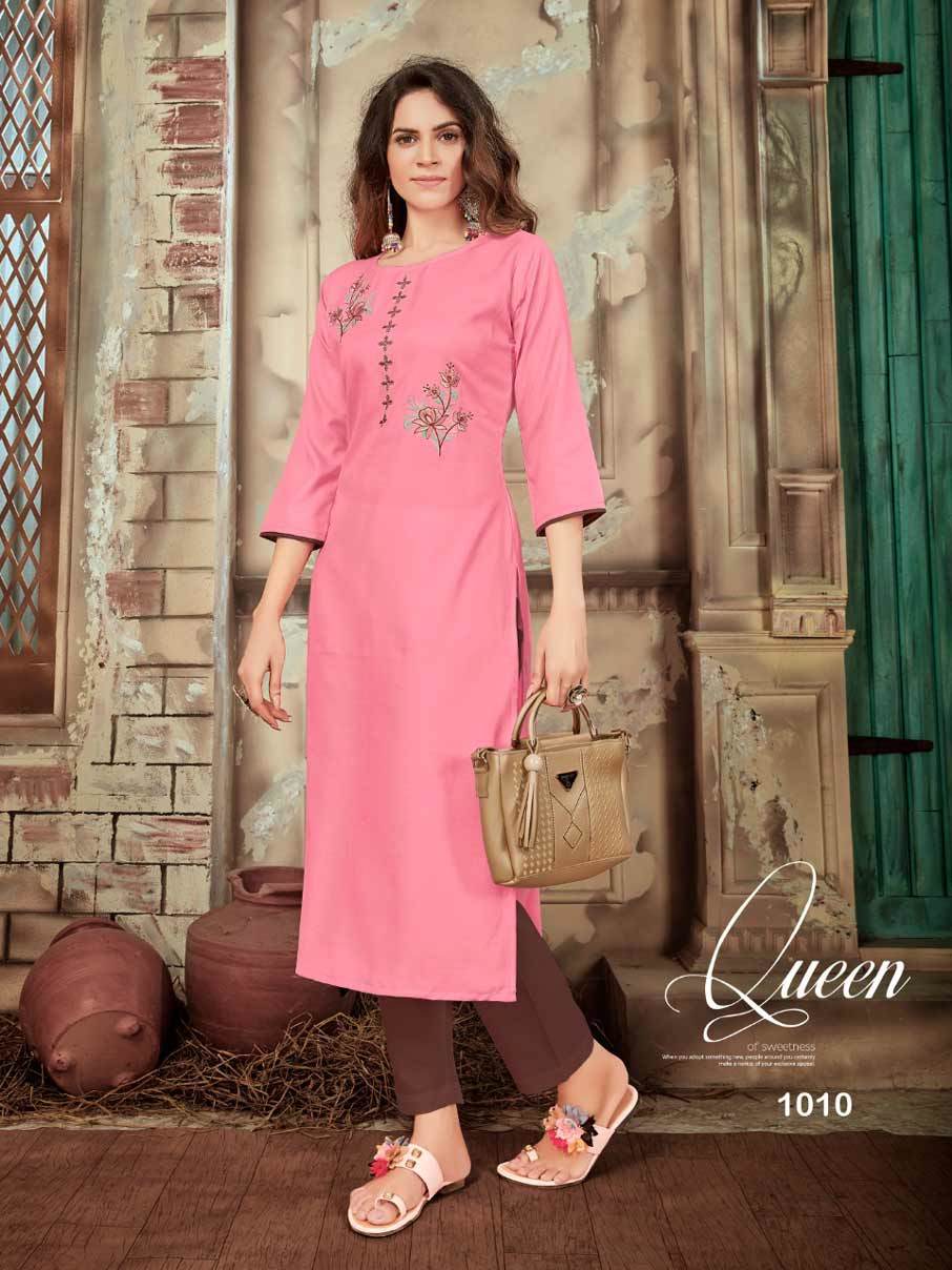 Washable Rajnandini 6 Jaipuri Kurtis Catalogue Garment