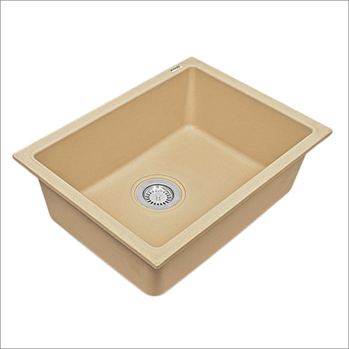 बेज मॉडर्न किचन सिंक